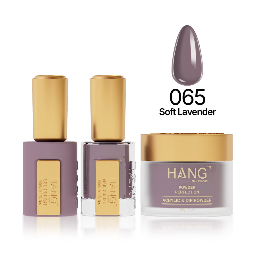 065 Soft Lavender - Moonlight Trio - Hang Nail Product Trio Matching Set