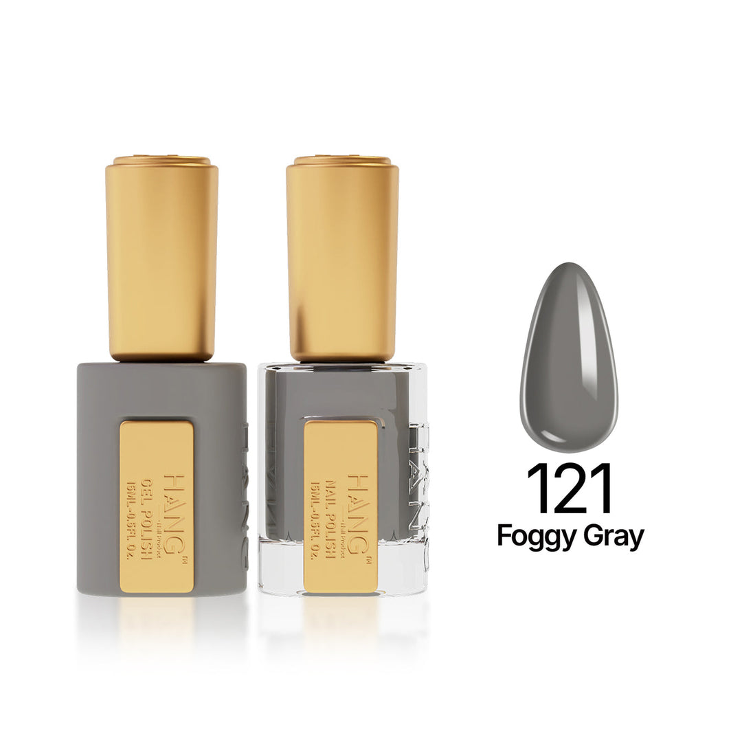 121 Foggy Gray - Moonlight Duo - Hang Nail Product Duo Matching Set