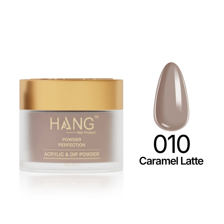 010 Caramel Latte - Moonlight Dip Powder- Hang Nail Product Dip Powder