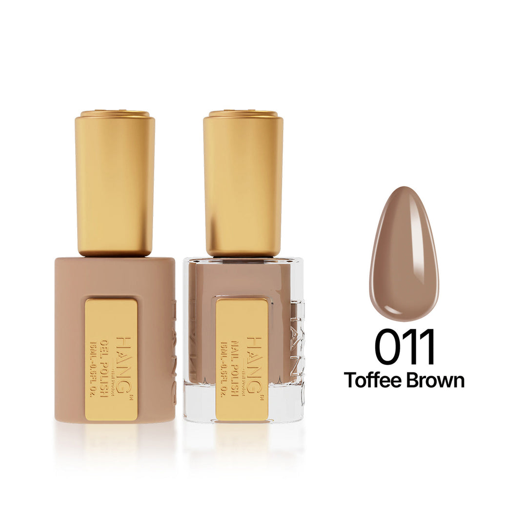 011 Toffee Brown - Moonlight Duo - Hang Nail Product Duo Matching Set