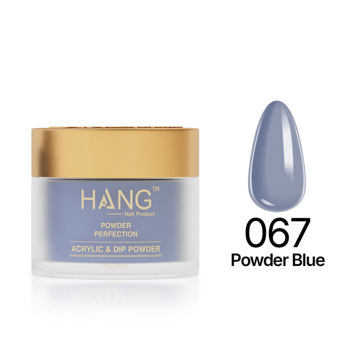 067 Powder Blue - Moonlight Dip Powder- Hang Nail Product Dip Powder