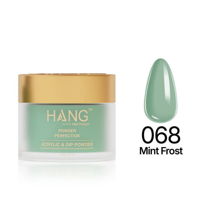 068 Mint Frost - Moonlight Dip Powder- Hang Nail Product Dip Powder