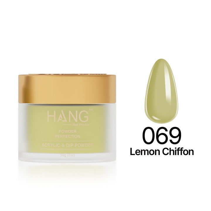069 Lemon Chiffon - Moonlight Dip Powder- Hang Nail Product Dip Powder
