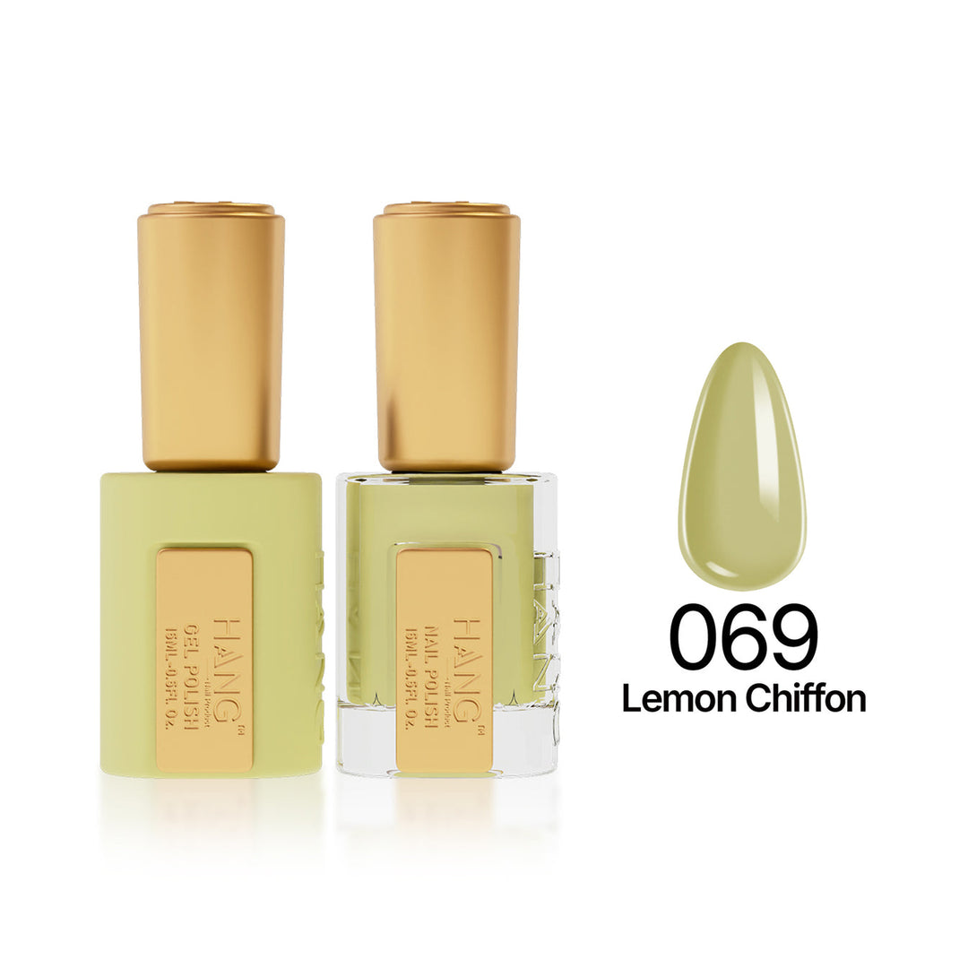 069 Lemon Chiffon - Moonlight Duo - Hang Nail Product Duo Matching Set