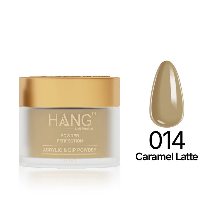 014 Caramel Latte - Moonlight Dip Powder- Hang Nail Product Dip Powder
