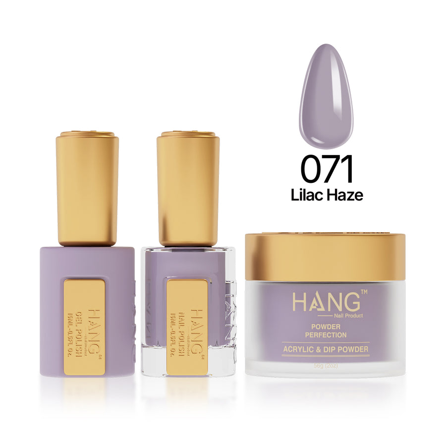 071 Lilac Haze - Moonlight Trio - Hang Nail Product Trio Matching Set