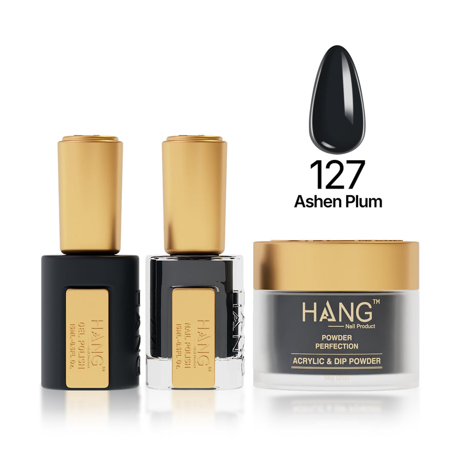 127 Ashen Plum - Moonlight Trio - Hang Nail Product Trio Matching Set