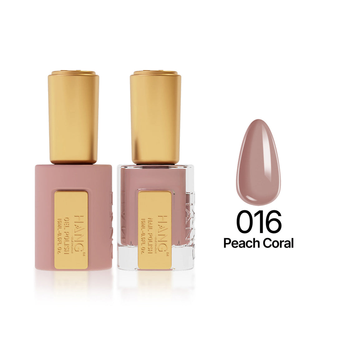 016 Peach Coral - Moonlight Duo - Hang Nail Product Duo Matching Set