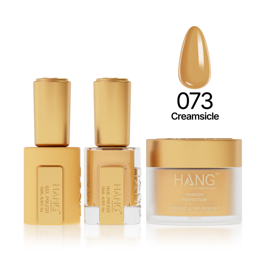 073 Creamsicle - Moonlight Trio - Hang Nail Product Trio Matching Set