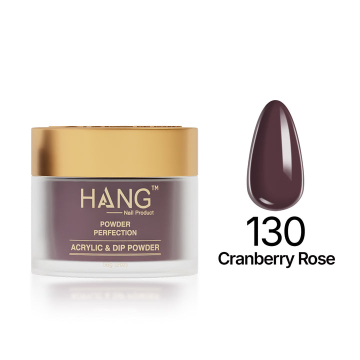 130 Cranberry Rose - Moonlight Dip Powder- Hang Nail Product Dip Powder