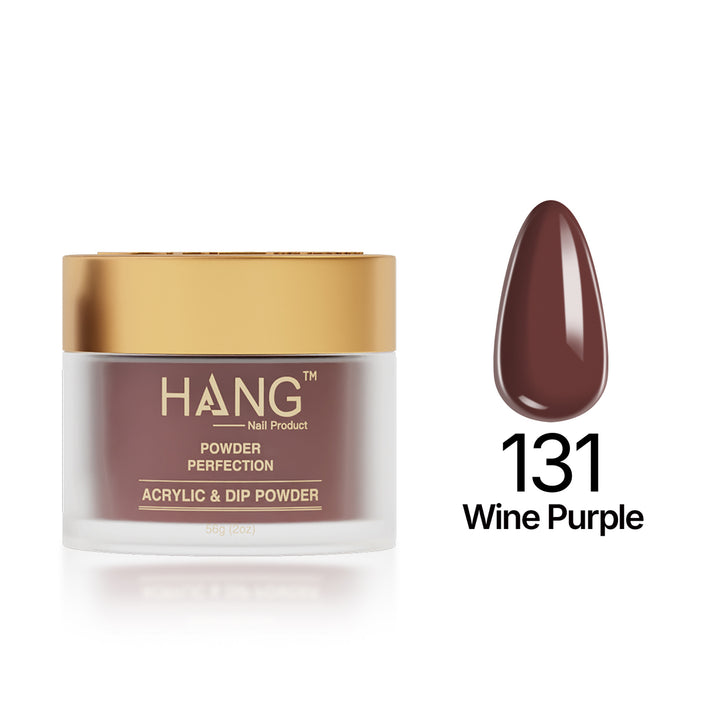 131 Wine Purple - Moonlight Dip Powder- Hang Nail Product Dip Powder