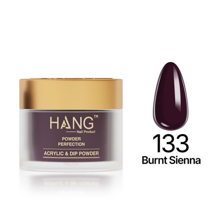 133 Burnt Sienna - Moonlight Dip Powder- Hang Nail Product Dip Powder
