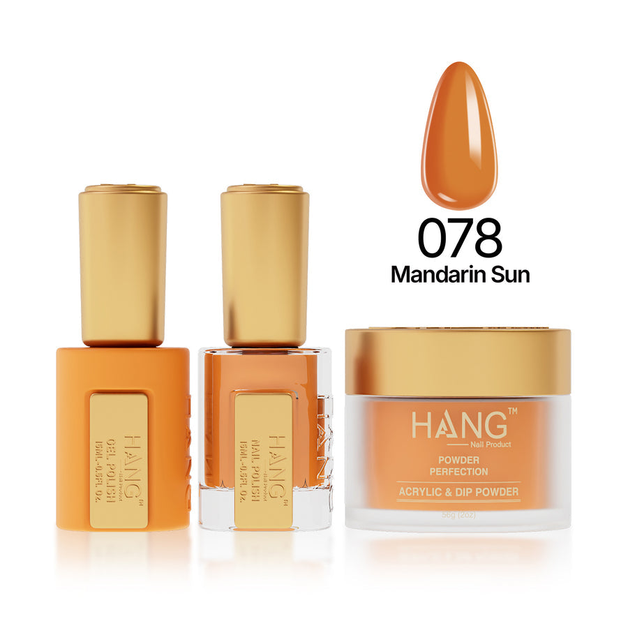 078 Mandarin Sun - Moonlight Trio - Hang Nail Product Trio Matching Set