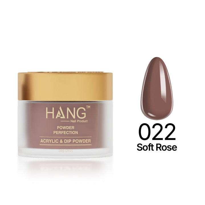 022 Soft Rose - Moonlight Dip Powder- Hang Nail Product Dip Powder
