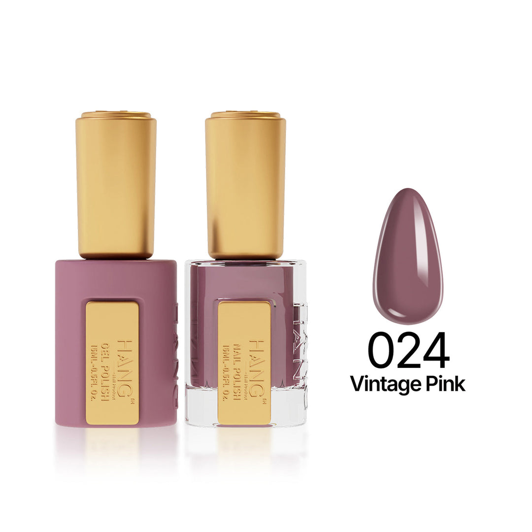 024 Vintage Pink - Moonlight Duo - Hang Nail Product Duo Matching Set