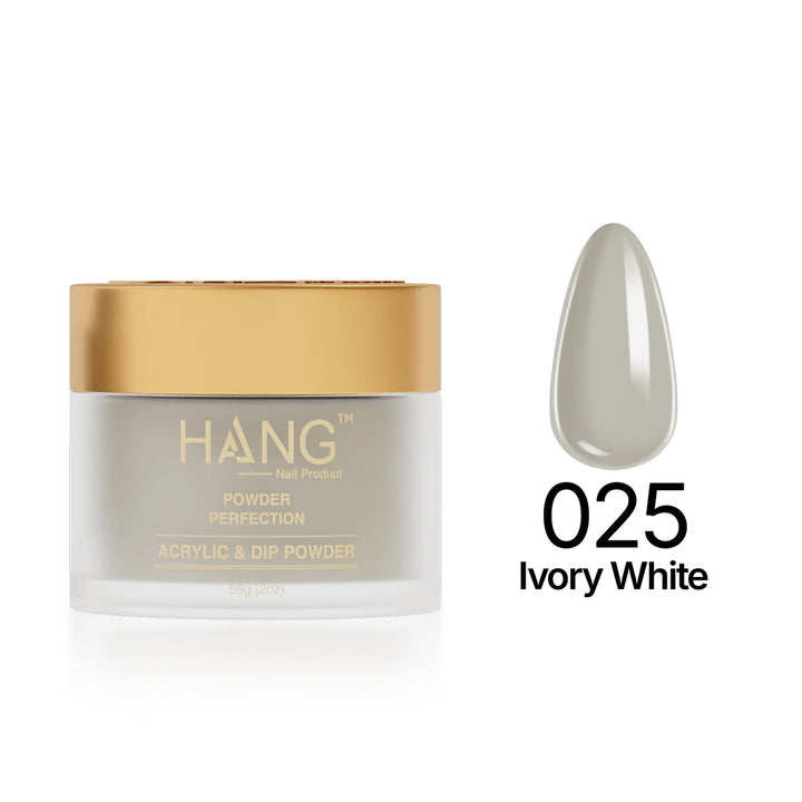 025 Ivory White - Moonlight Dip Powder- Hang Nail Product Dip Powder
