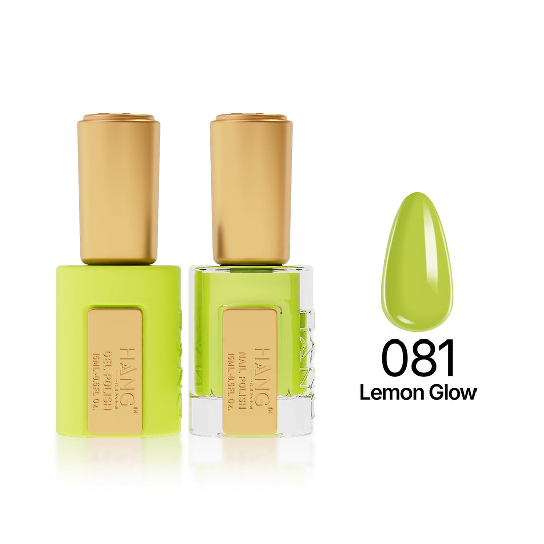081 Lemon Glow - Moonlight Duo - Hang Nail Product Duo Matching Set