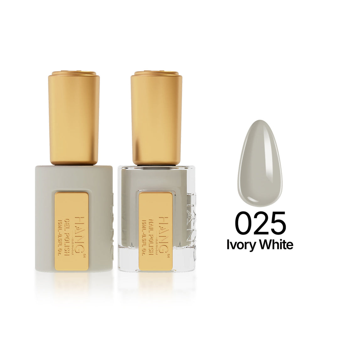 025 Ivory White - Moonlight Duo - Hang Nail Product Duo Matching Set