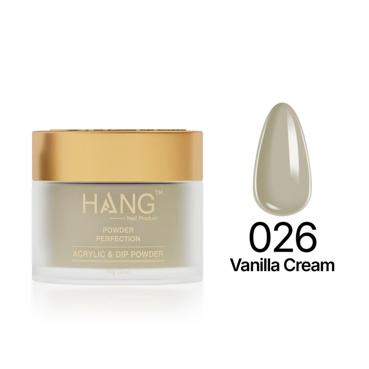 026 Vanilla Cream - Moonlight Dip Powder- Hang Nail Product Dip Powder