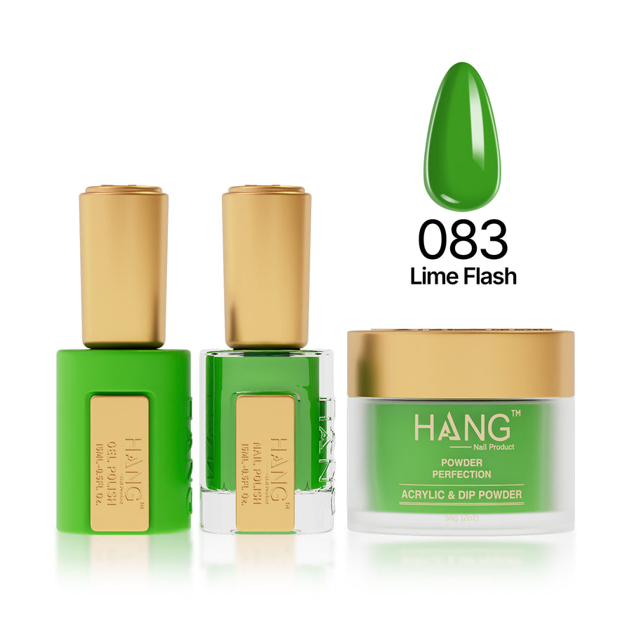 083 Lime Flash - Moonlight Trio - Hang Nail Product Trio Matching Set