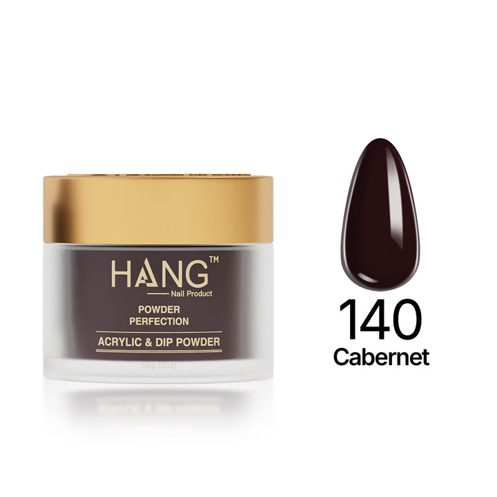 140 Cabernet - Moonlight Dip Powder- Hang Nail Product Dip Powder