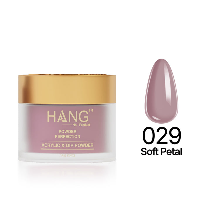 029 Soft Petal - Moonlight Dip Powder- Hang Nail Product Dip Powder