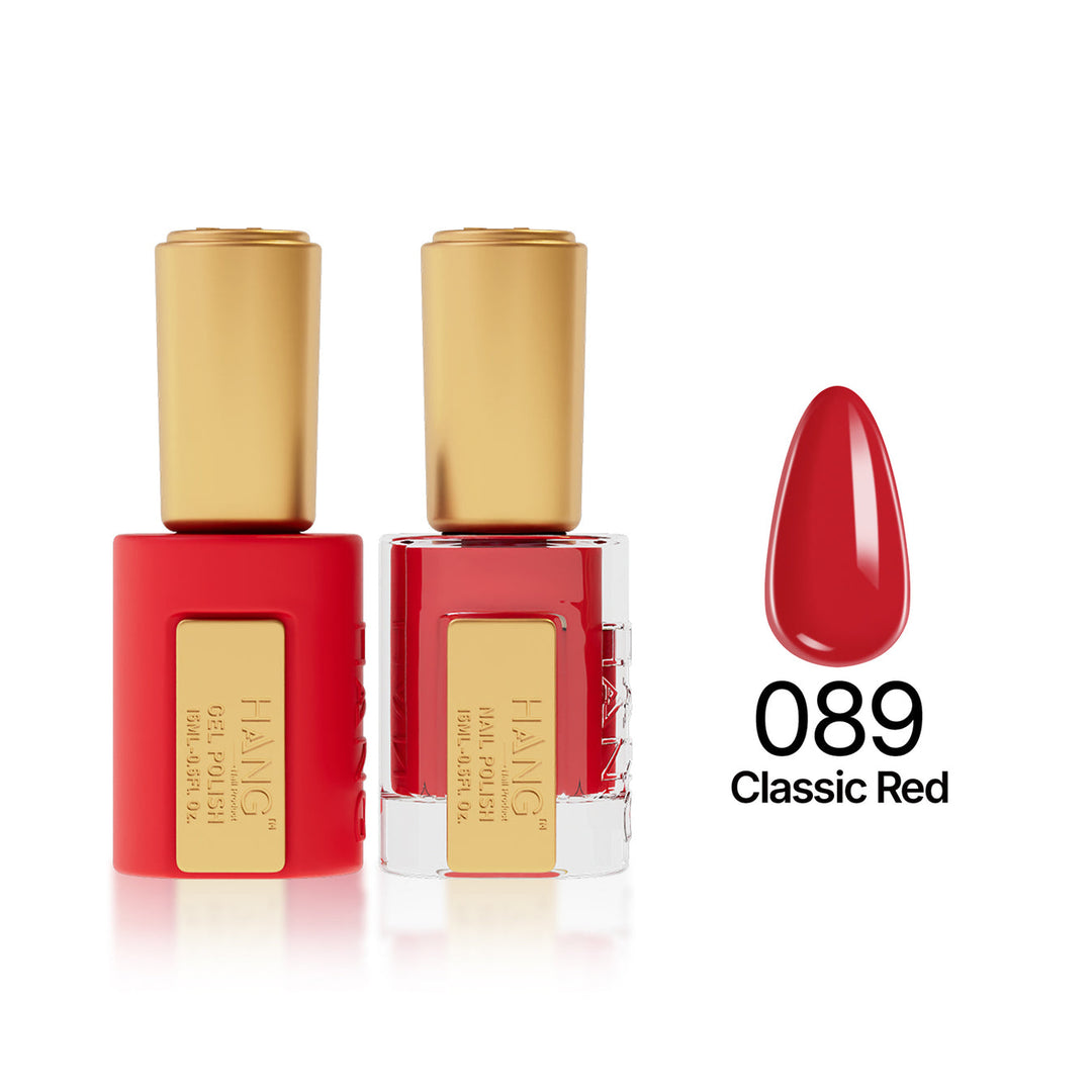 089 Classic Red - Moonlight Duo - Hang Nail Product Duo Matching Set