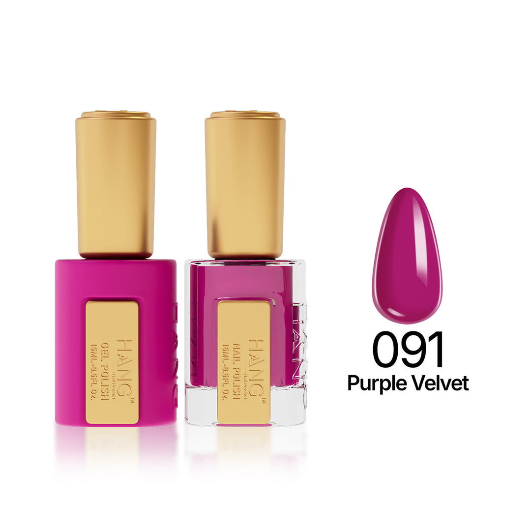 091 Purple Velvet - Moonlight Duo - Hang Nail Product Duo Matching Set