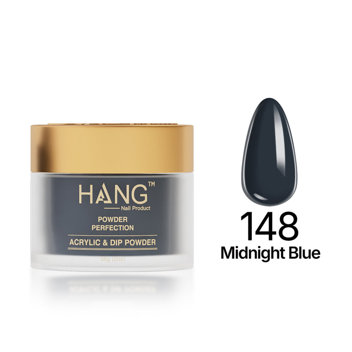 148 Midnight Blue - Moonlight Dip Powder- Hang Nail Product Dip Powder