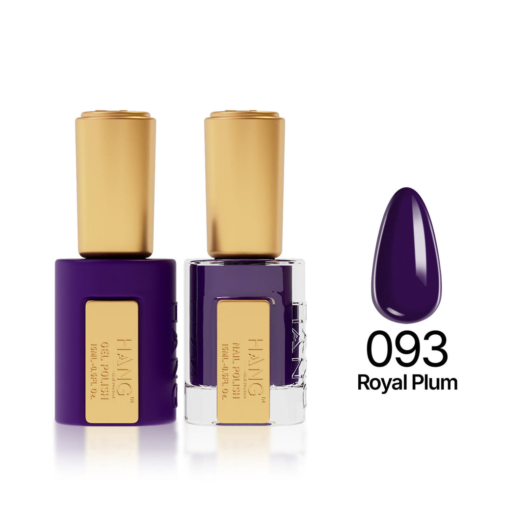 093 Royal Plum - Moonlight Duo - Hang Nail Product Duo Matching Set