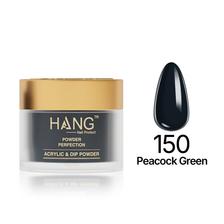150 Peacock Green - Moonlight Dip Powder- Hang Nail Product Dip Powder