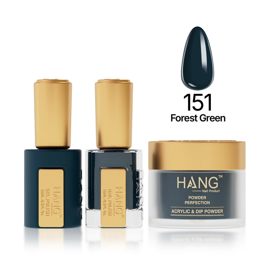 151 Forest Green - Moonlight Trio - Hang Nail Product Trio Matching Set