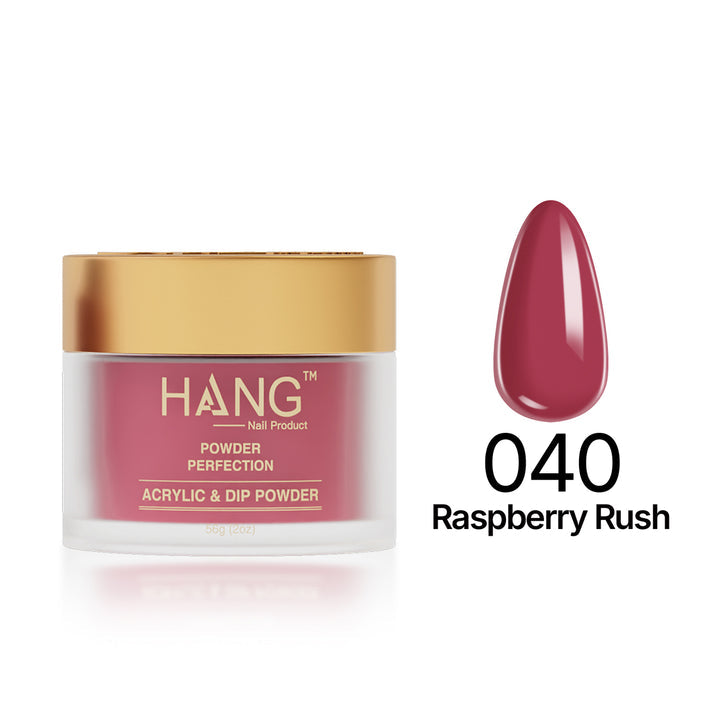 040 Raspberry Rush - Moonlight Dip Powder- Hang Nail Product Dip Powder
