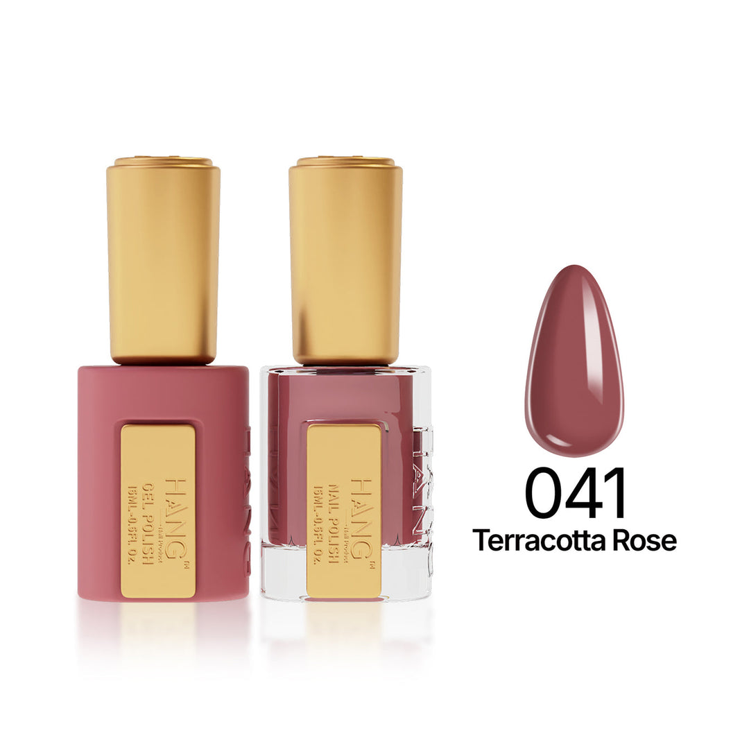 041 Terracotta Rose - Moonlight Duo - Hang Nail Product Duo Matching Set