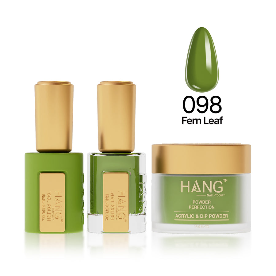 098 Fern Leaf - Moonlight Trio - Hang Nail Product Trio Matching Set
