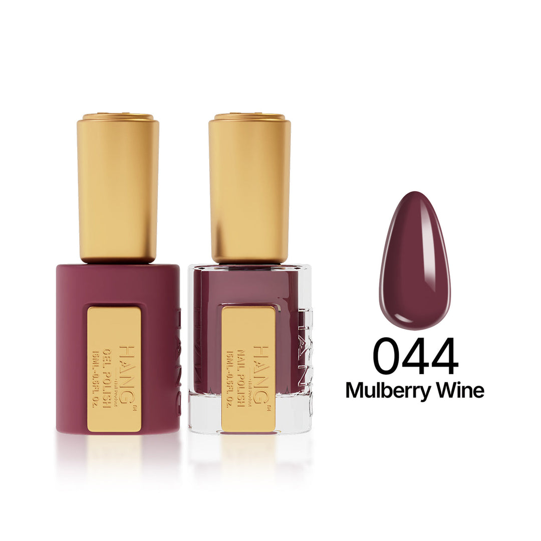 044 Mulberry Wine  - Moonlight Duo - Hang Nail Product Duo Matching Set