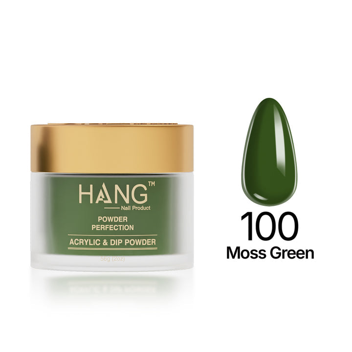 100 Moss Green - Moonlight Dip Powder- Hang Nail Product Dip Powder