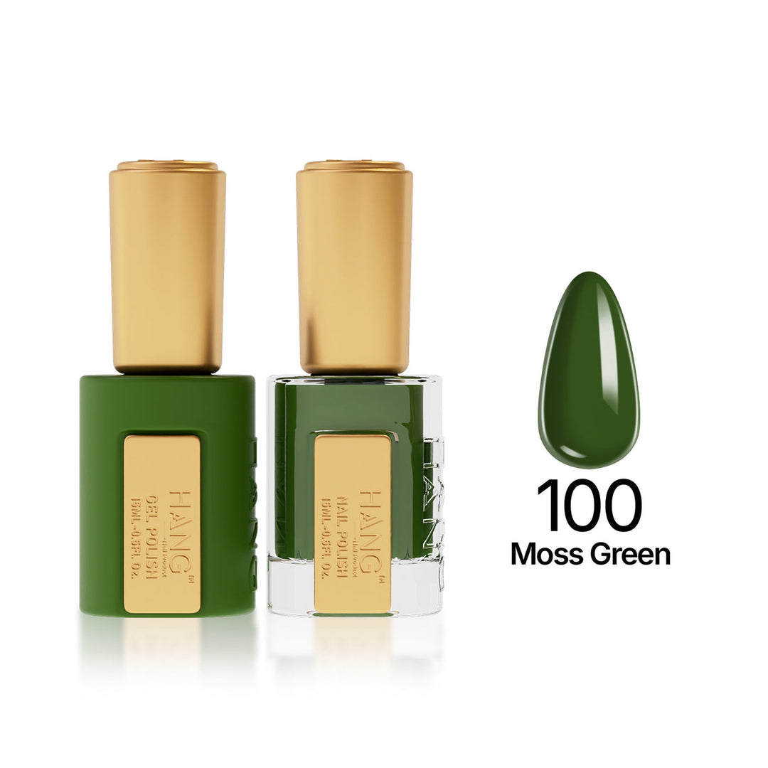 100 Moss Green - Moonlight Duo - Hang Nail Product Duo Matching Set