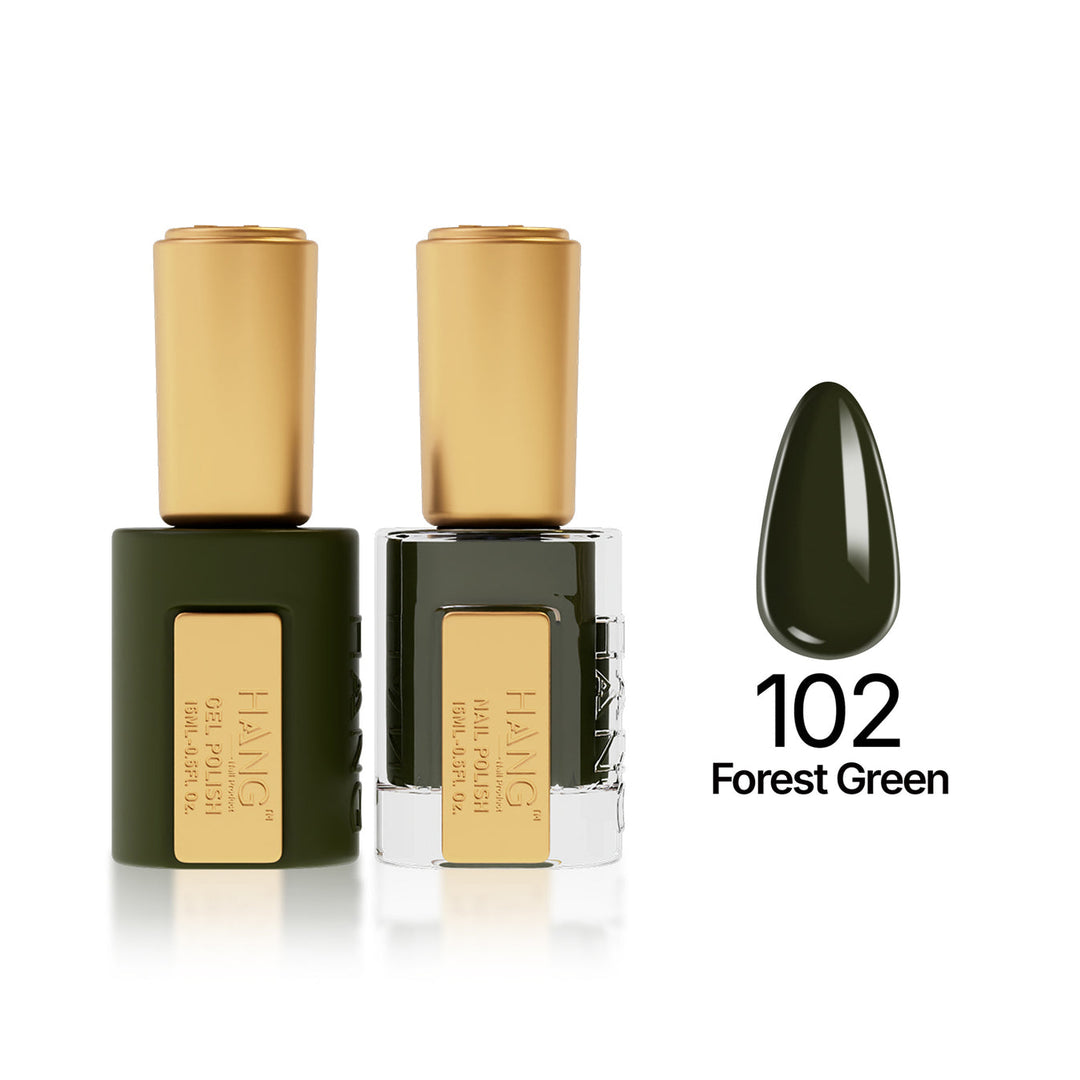 102 Forest Green - Moonlight Duo - Hang Nail Product Duo Matching Set