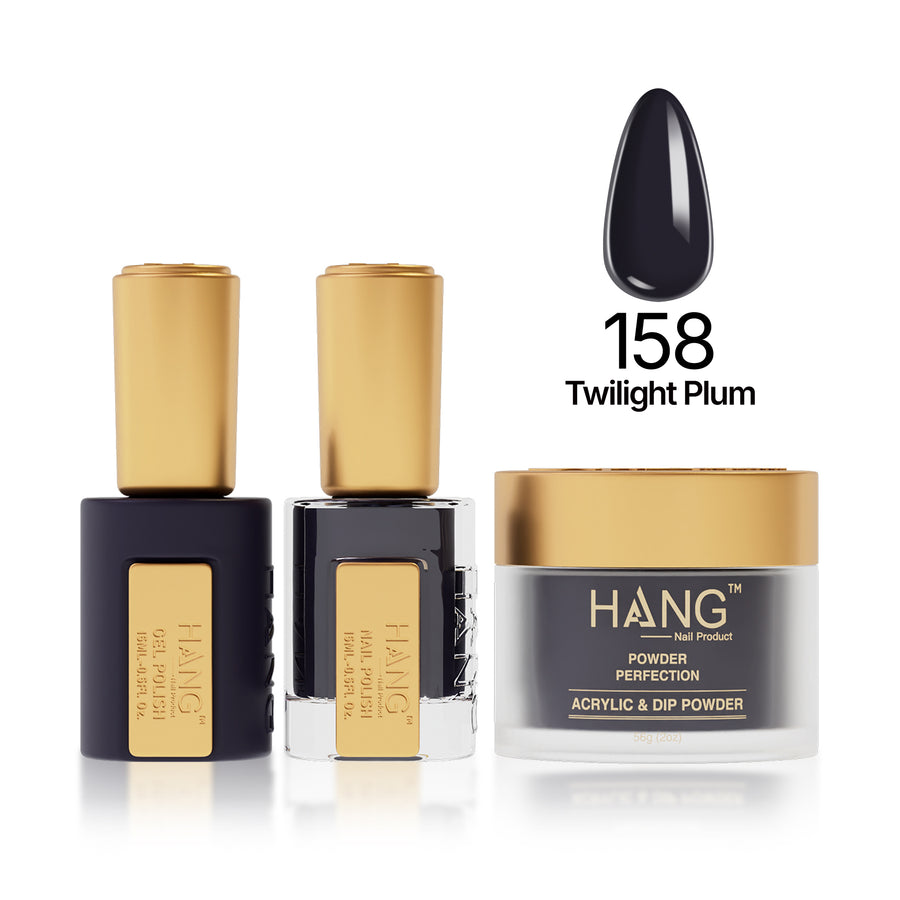 158 Twilight Plum - Moonlight Trio - Hang Nail Product Trio Matching Set