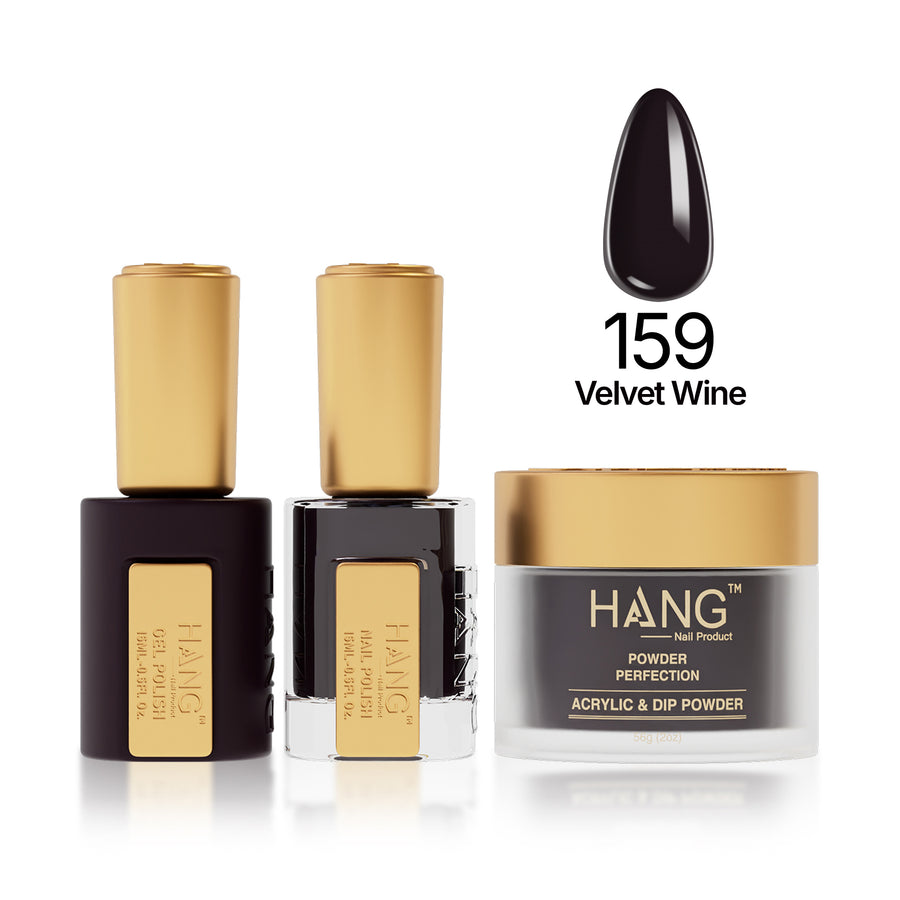 159 Velvet Wine - Moonlight Trio - Hang Nail Product Trio Matching Set