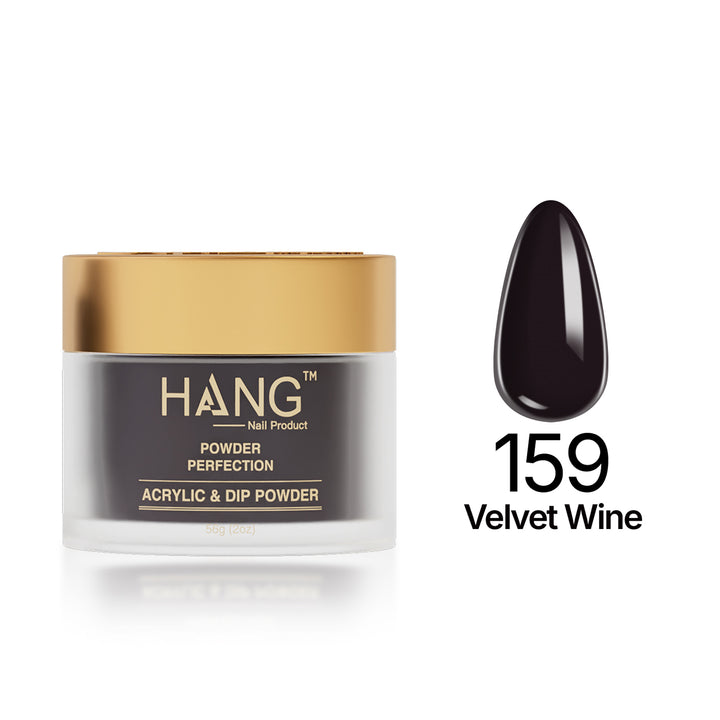 159 Velvet Wine - Moonlight Dip Powder- Hang Nail Product Dip Powder