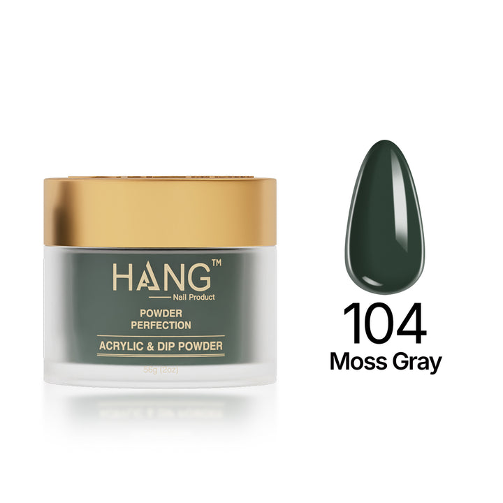104 Moss Gray - Moonlight Dip Powder- Hang Nail Product Dip Powder