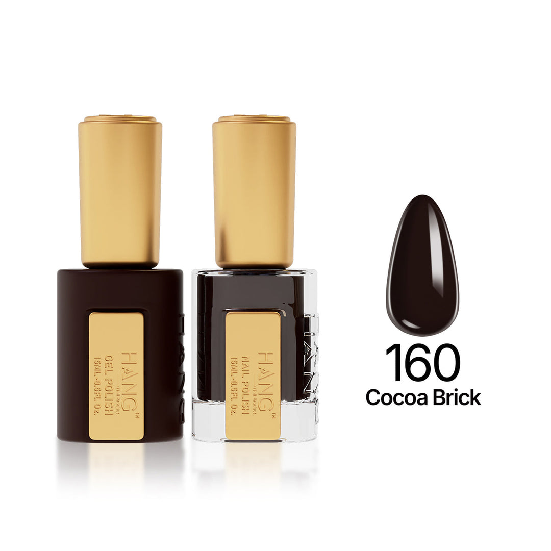 160 Cocoa Brick - Moonlight Duo - Hang Nail Product Duo Matching Set