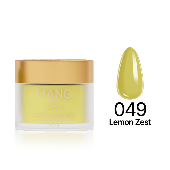 049 Lemon Zest  - Moonlight Dip Powder- Hang Nail Product Dip Powder
