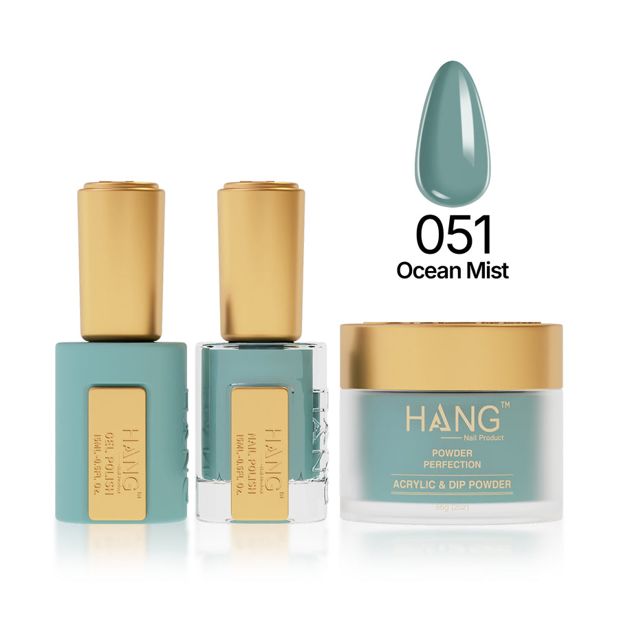 051 Ocean Mist  - Moonlight Trio - Hang Nail Product Trio Matching Set