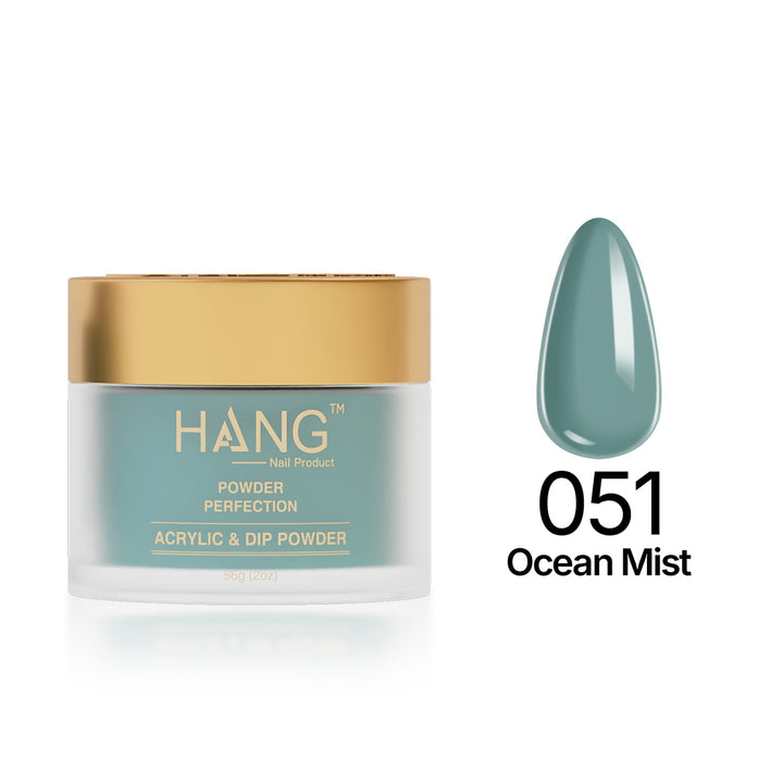 051 Ocean Mist  - Moonlight Dip Powder- Hang Nail Product Dip Powder