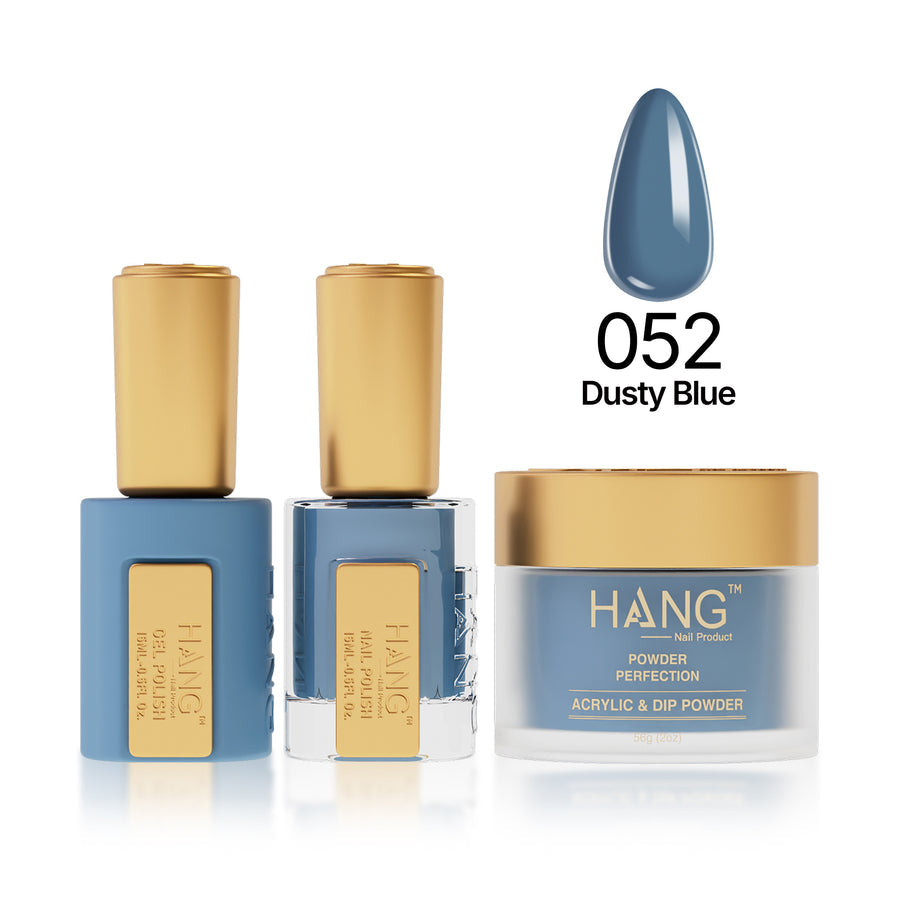 052 Dusty Blue  - Moonlight Trio - Hang Nail Product Trio Matching Set