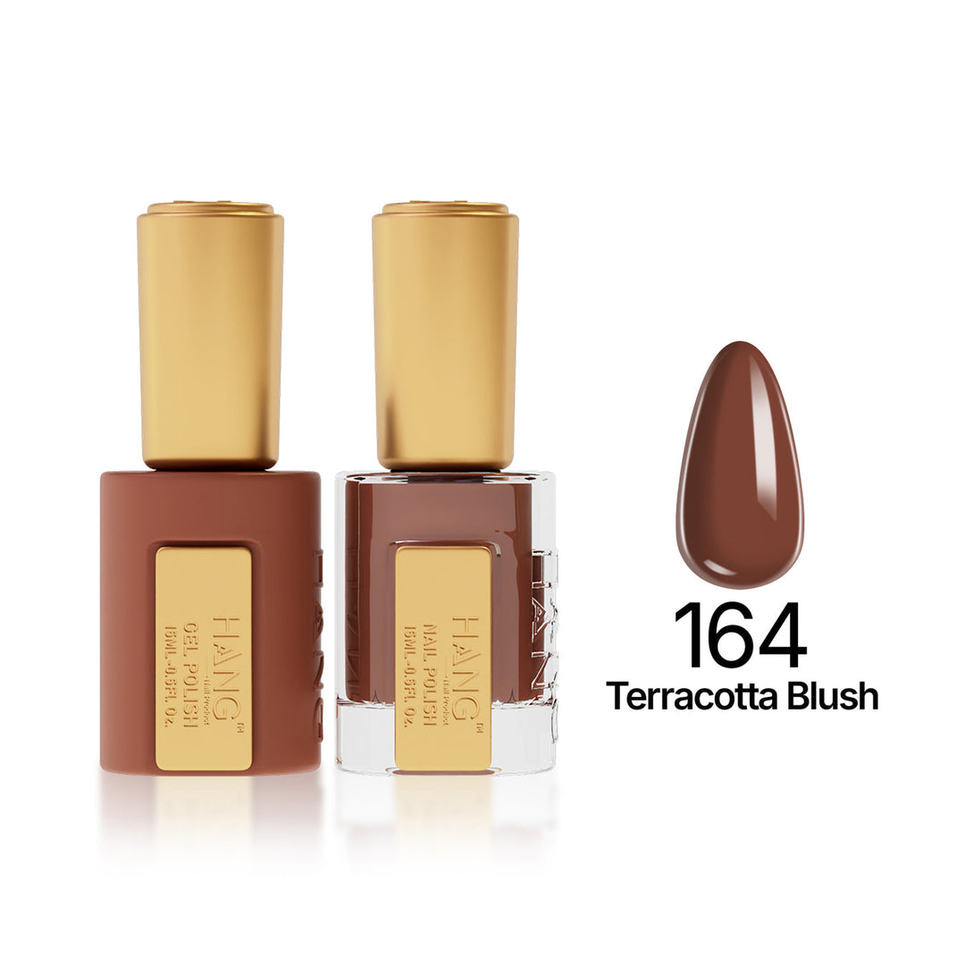 164 Terracotta Blush - Moonlight Duo - Hang Nail Product Duo Matching Set