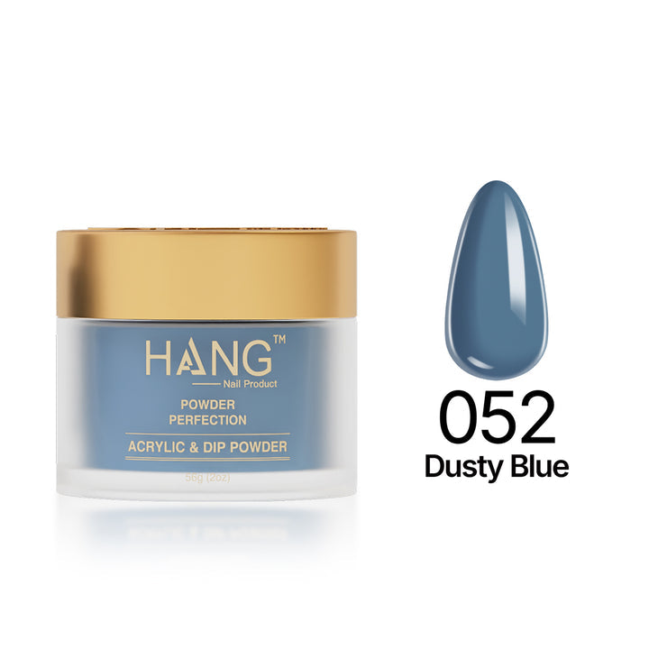 052 Dusty Blue  - Moonlight Dip Powder- Hang Nail Product Dip Powder